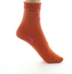 Clearance Berthe Aux Grands Pieds Socquettes femme 40D orange mouette rose