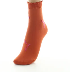 Clearance Berthe Aux Grands Pieds Socquettes femme 40D orange mouette rose