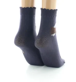 Outlet Berthe Aux Grands Pieds Socquettes femme 40D poissons raisin et marron
