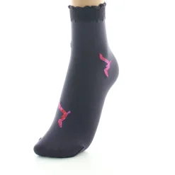 Clearance Berthe Aux Grands Pieds Socquettes femme 40D raisin mouette rose