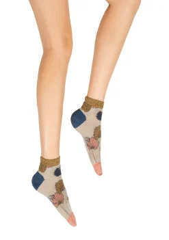 Online Berthe Aux Grands Pieds Socquettes femme fil d'Ecosse Monnaie du Pape