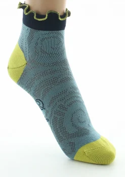 Clearance Berthe Aux Grands Pieds Socquettes femme fil d'Ecosse Art Déco