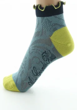 Clearance Berthe Aux Grands Pieds Socquettes femme fil d'Ecosse Art Déco