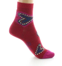 Hot Berthe Aux Grands Pieds Socquettes femme laine peignée cœur