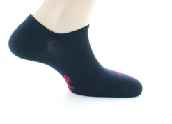 Discount Berthe Aux Grands Pieds Socquettes Homme en soie et sans couture Marine
