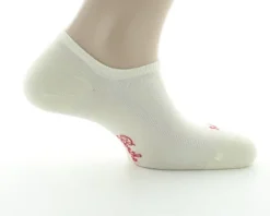 New Berthe Aux Grands Pieds Socquettes Homme en soie et sans couture Ecru