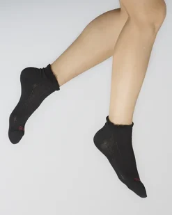 Best Berthe Aux Grands Pieds Socquettes mailles dévorées Noir