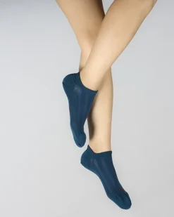 Online Berthe Aux Grands Pieds Socquettes Soie Bleu Minuit